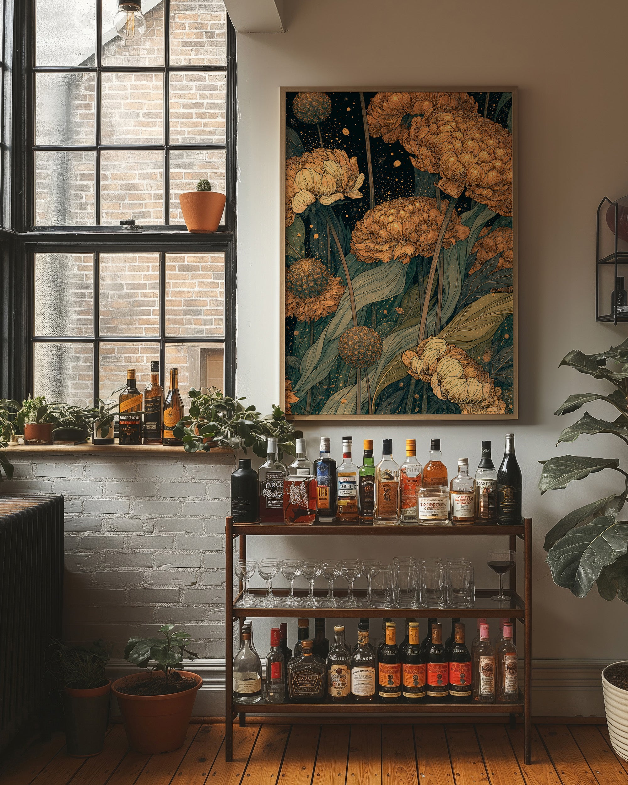 Marigolds Under Midnight: A Dark Botanical Study