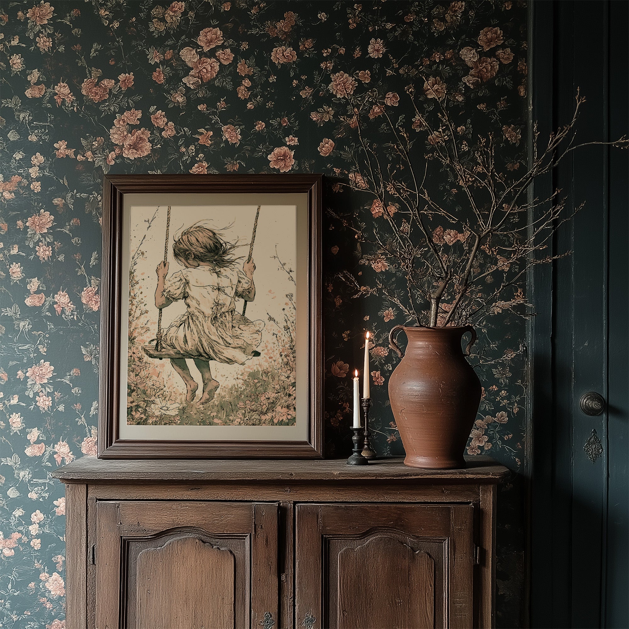 Blush Blossoms and the Swinging Girl