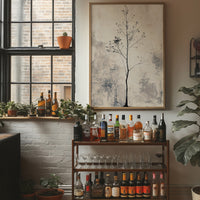Delicate Branches: A Minimalist Winter Tree