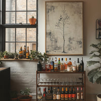 Solitary Sapling: A Minimalist Study in Stillness