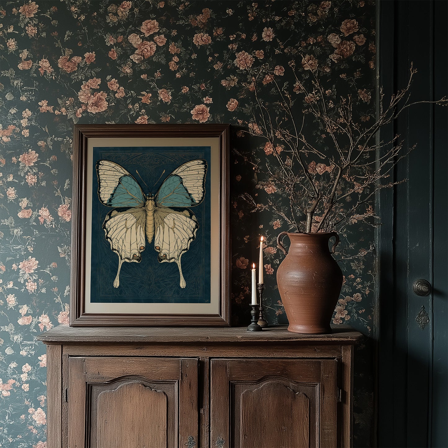 Swallowtail Symmetry: An Art Deco Butterfly Study