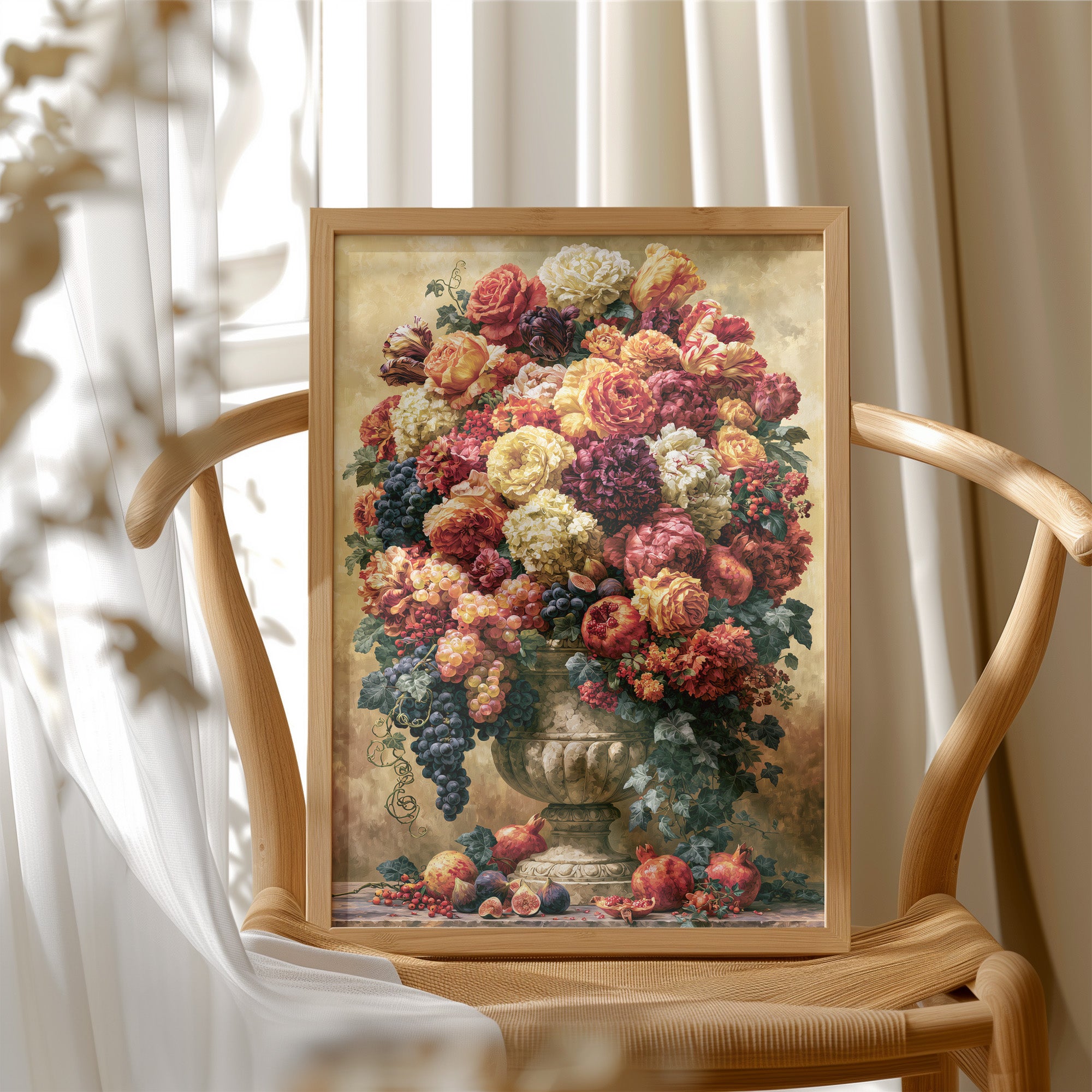 Golden Harvest Grand Urn
