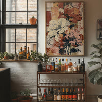 Blooms in Color Block & Splatter