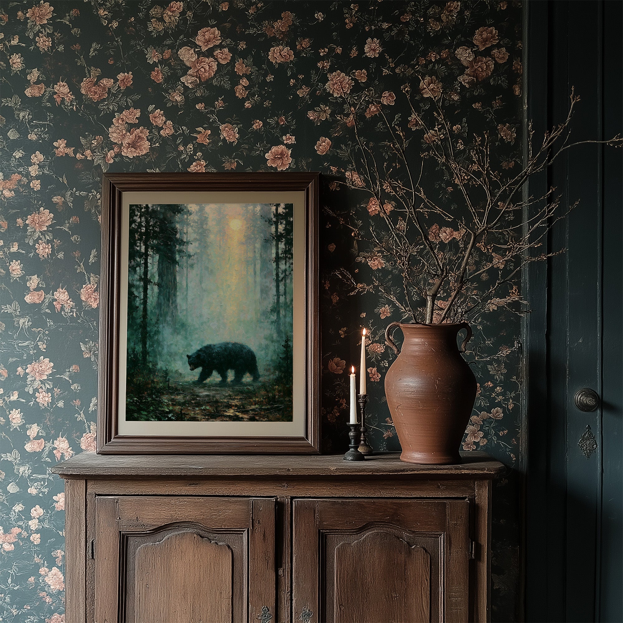 Bear Crossing at First Light