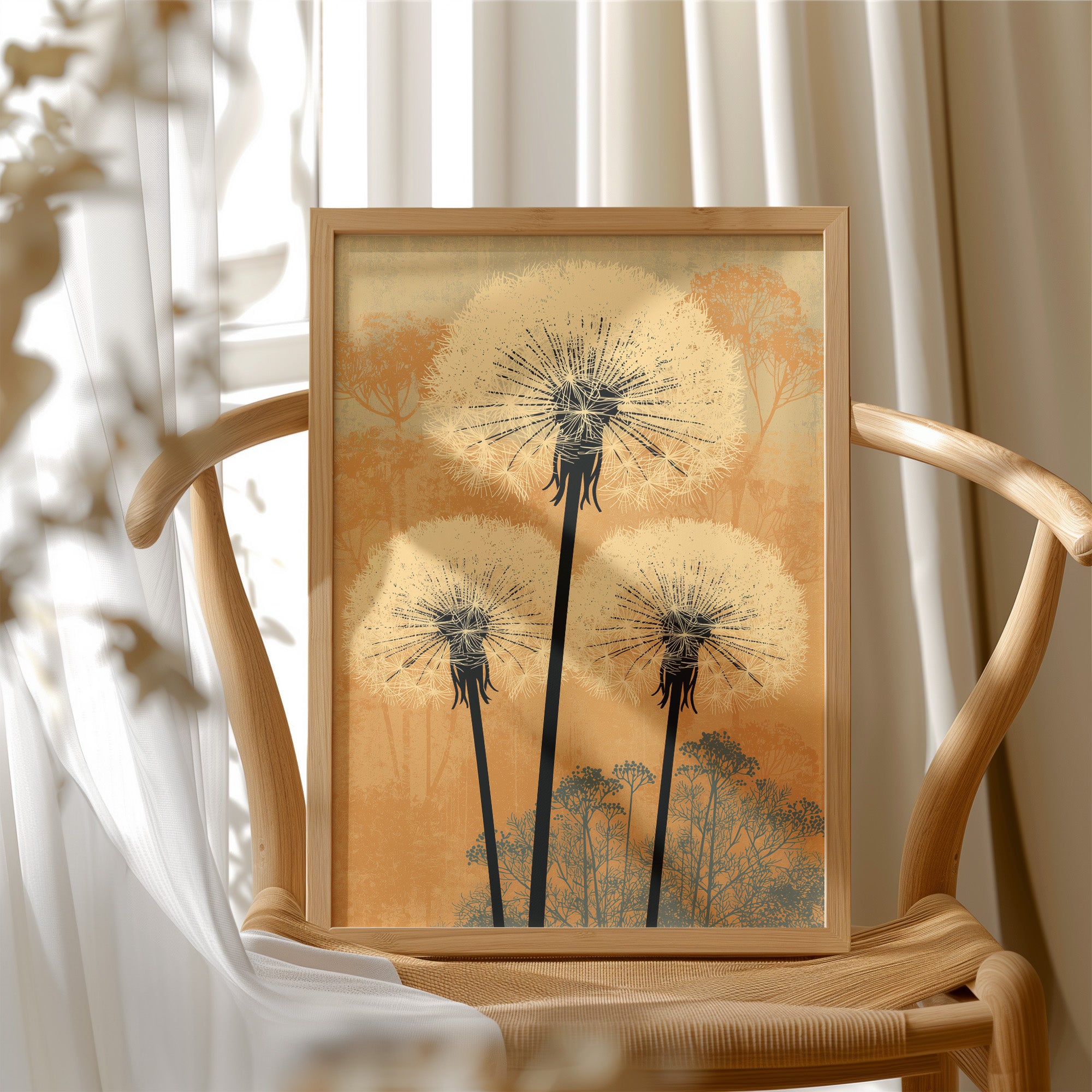 Dandelions at Golden Hour
