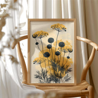 Yarrow and Allium in Gold