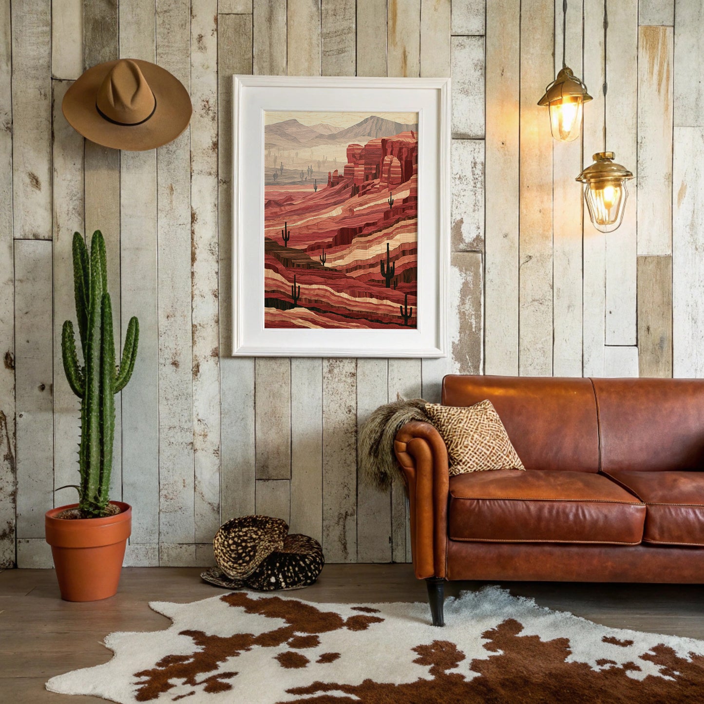 Canyon in Marquetry