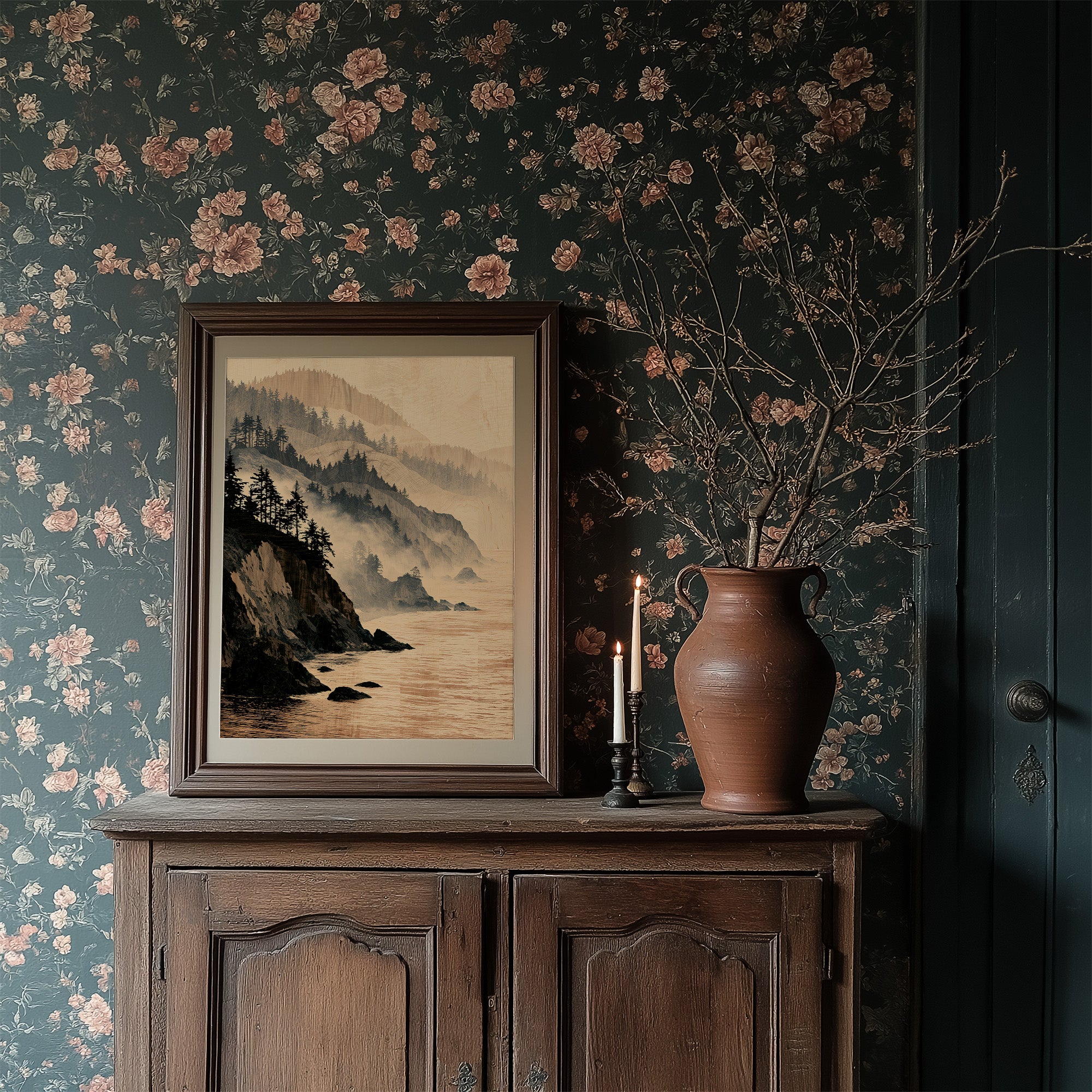 Coastline in Marquetry
