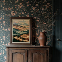 Misted Valley in Marquetry