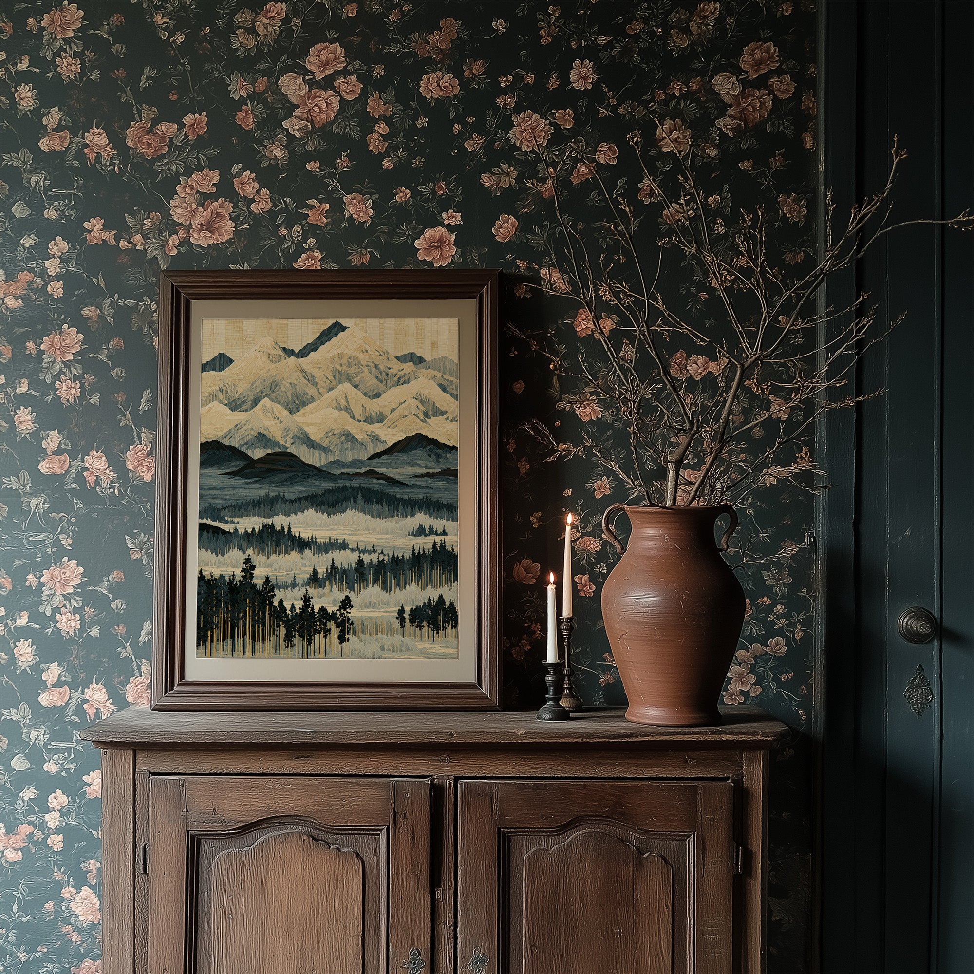 Blue Ridge in Marquetry
