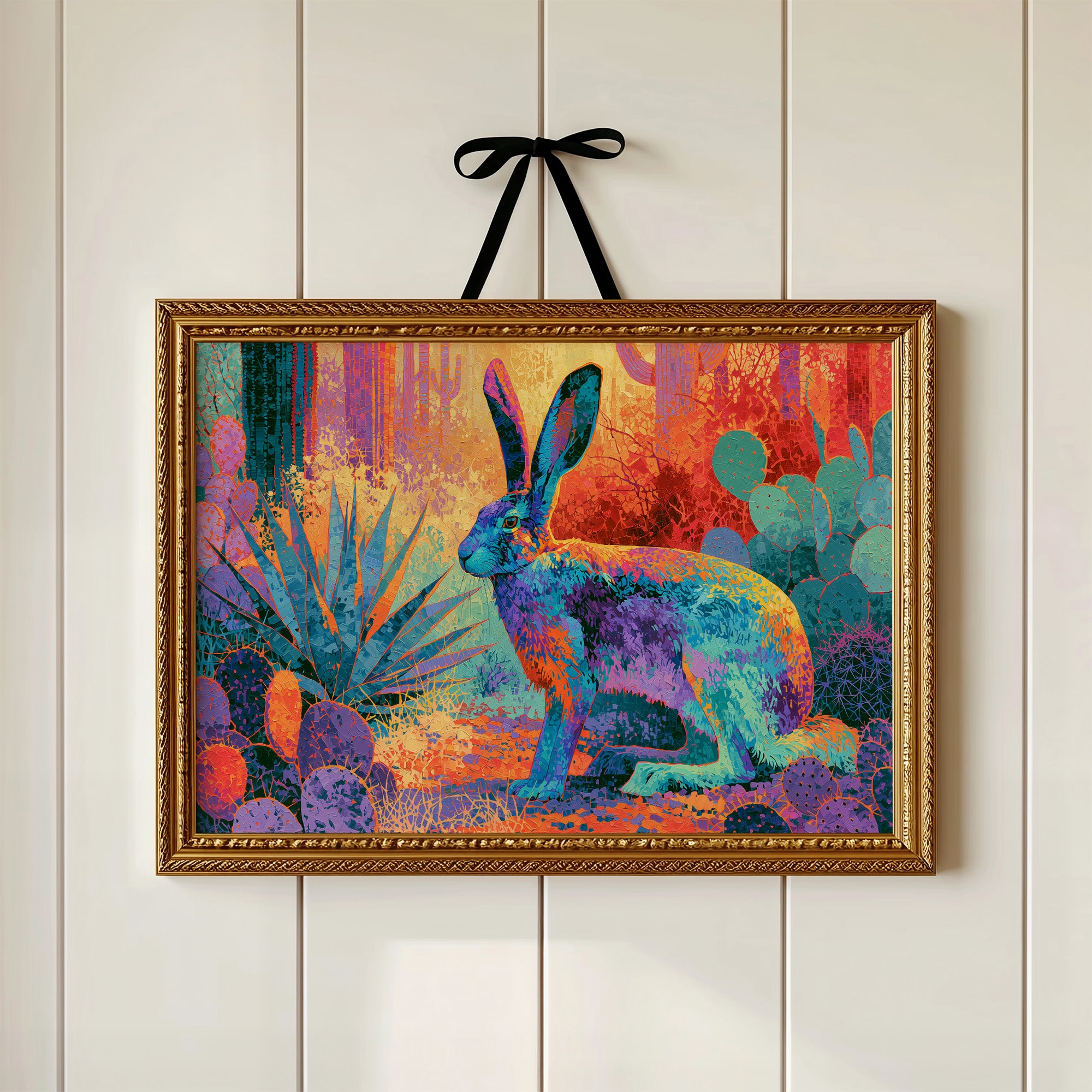 Desert Jackrabbit, Fauvist Bloom