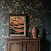 Woodgrain Peaks at Dusk