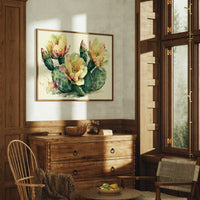 Prickly Pear in Golden Bloom