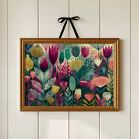 Whimsical Garden, Jewel Tones
