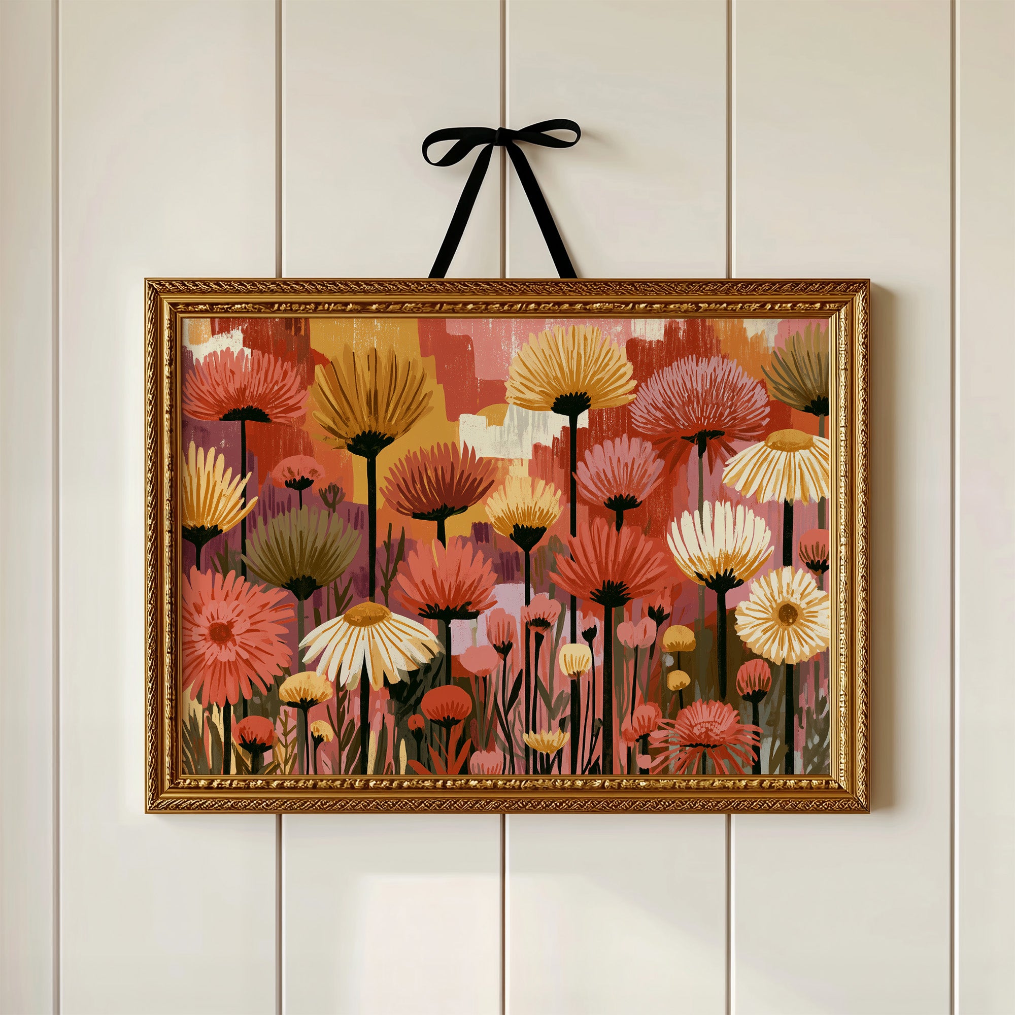 Daisy Meadow, Terracotta Dusk