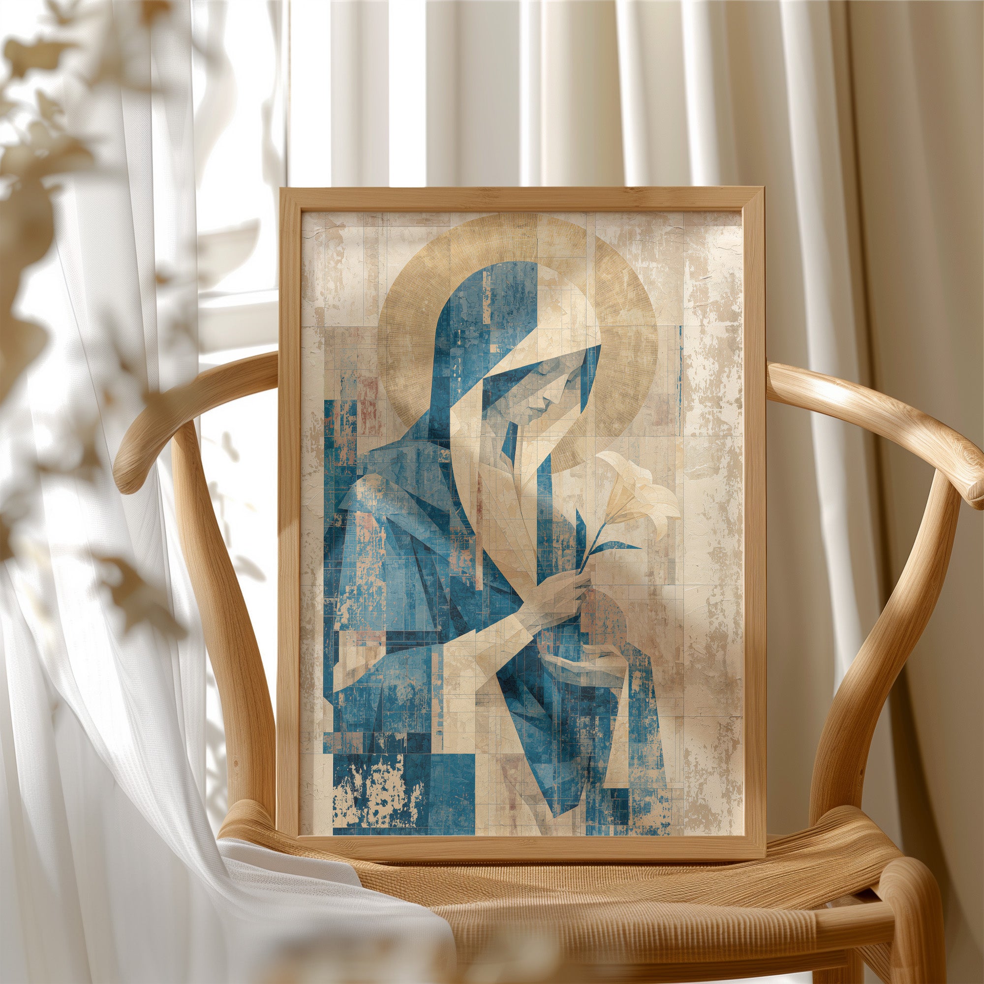Halo with Lily in Blue