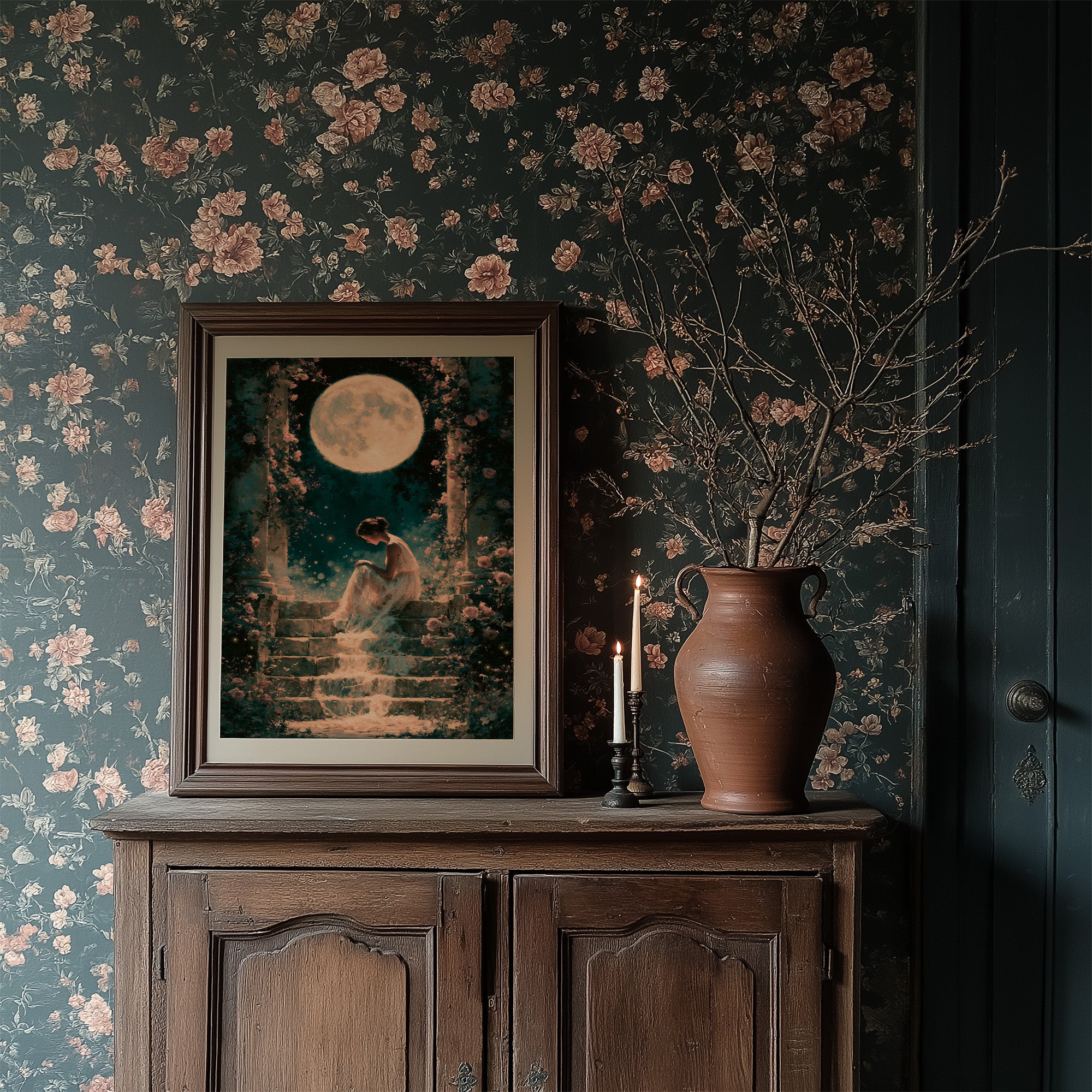 Rose Gold Garden Reverie