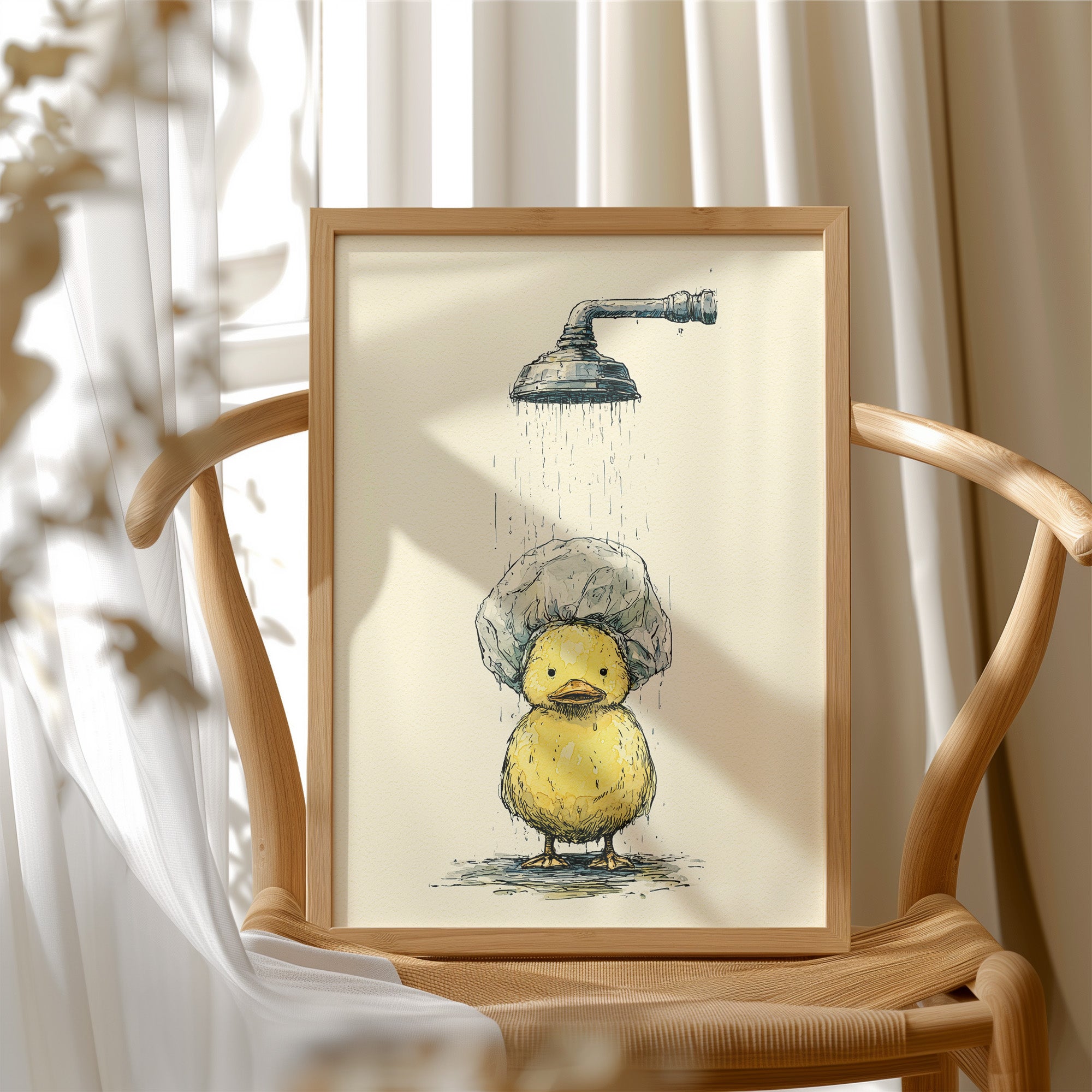 Duckling's Shower Cap Situation