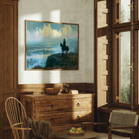 Cowboy's Watch Over the Waves