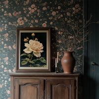 Peach Rose in Midnight