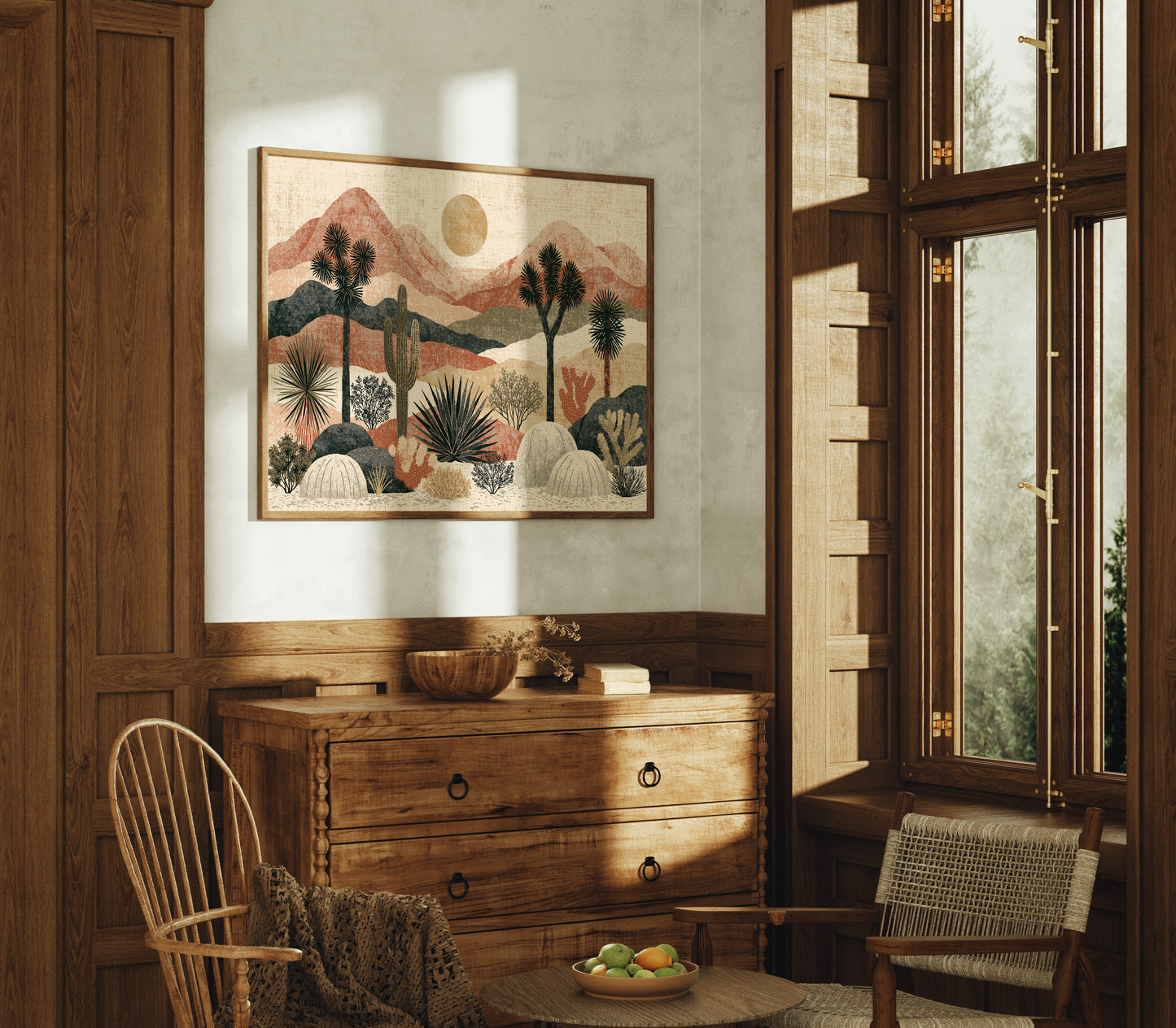 Botanical Ridgeline, Desert Sun