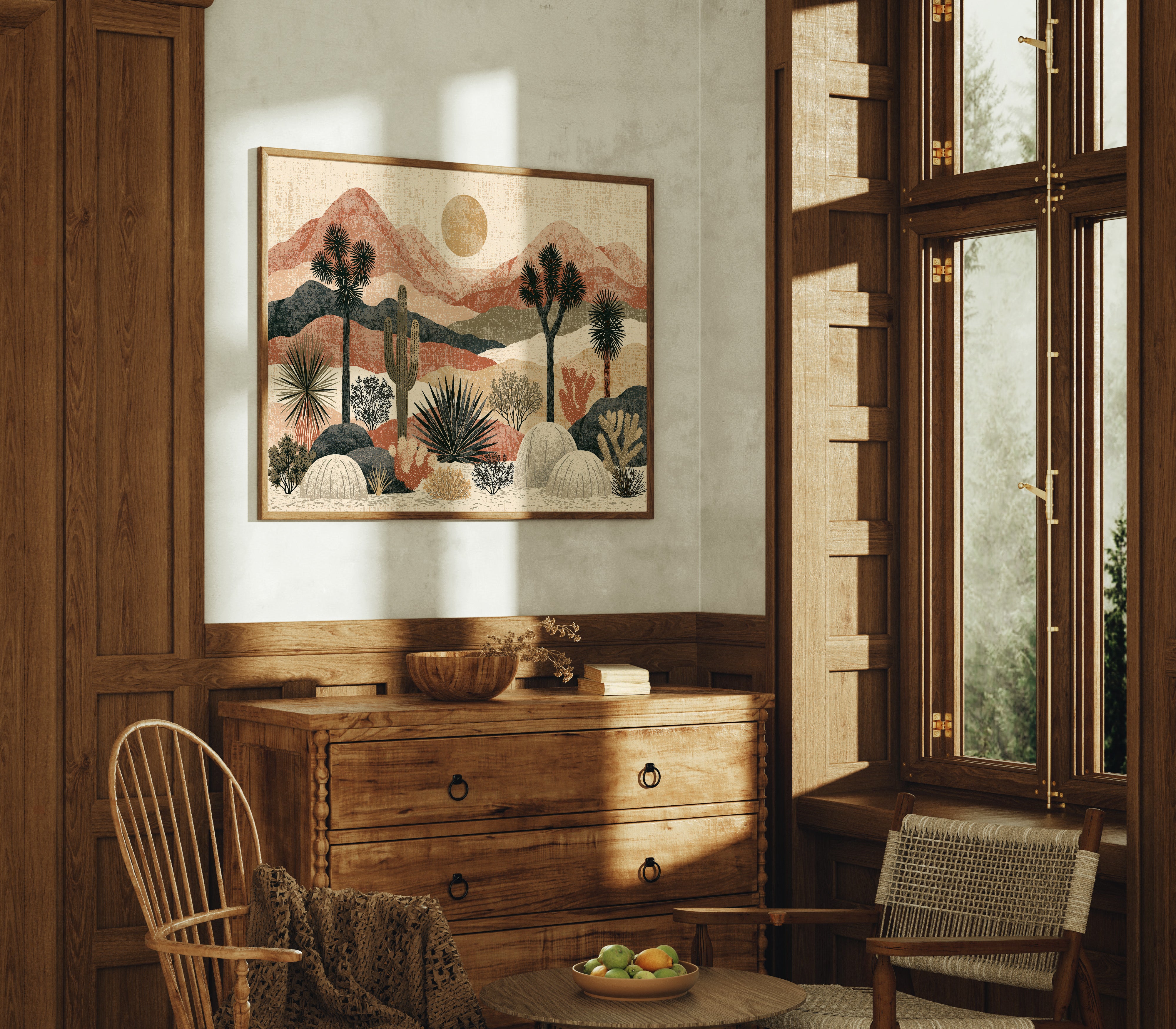 Botanical Ridgeline, Desert Sun