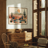 Desert Oasis at Golden Hour