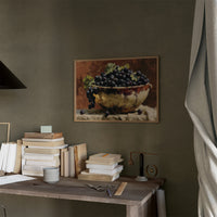 Bowl of Sunlit Grapes