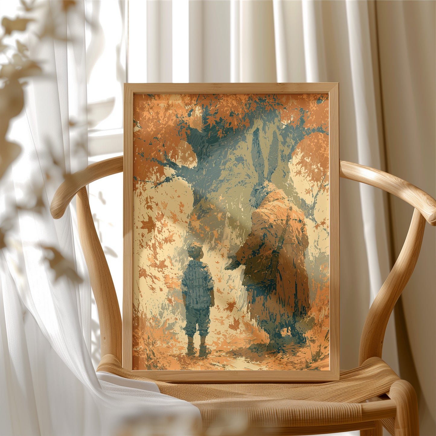An Offered Hand, An Amber Wood