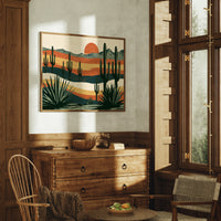 Striped Sunset Cactus Grove