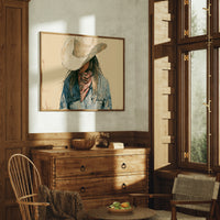 Bandana and Denim Portrait