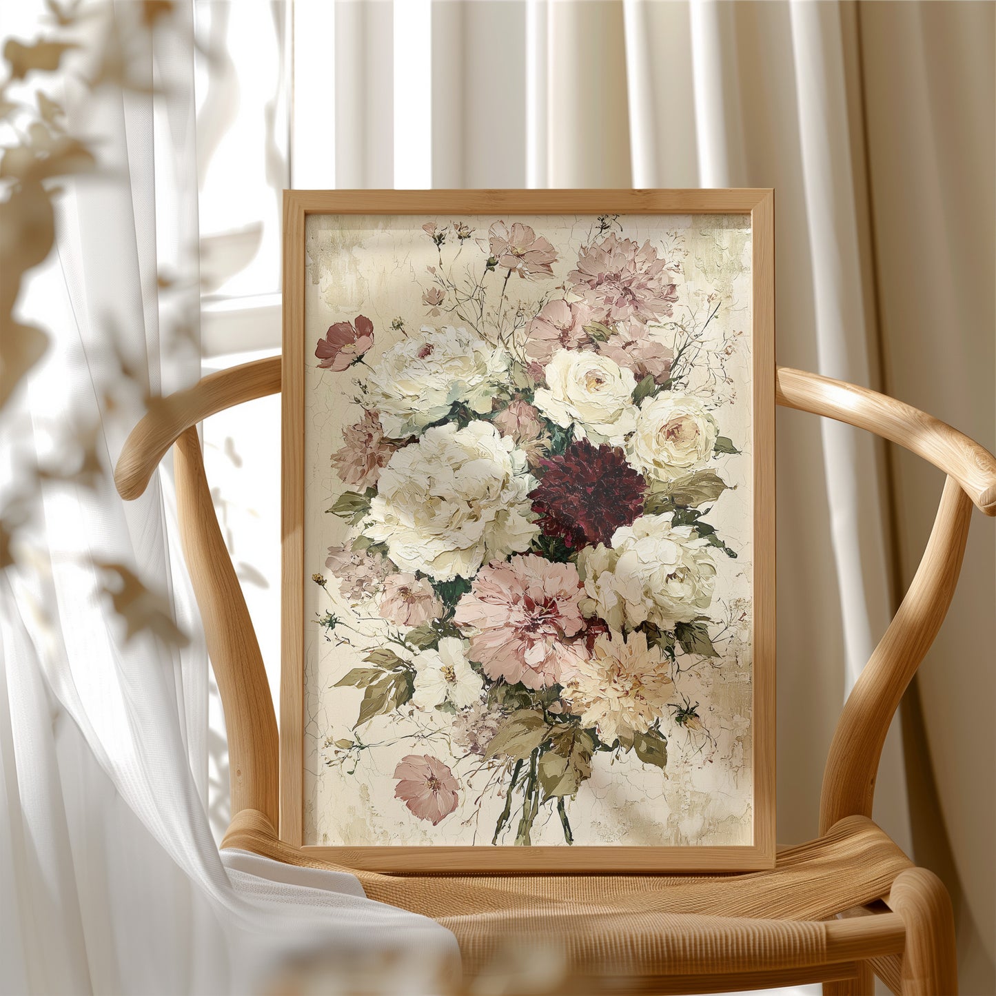 Bouquet in Antique Cream