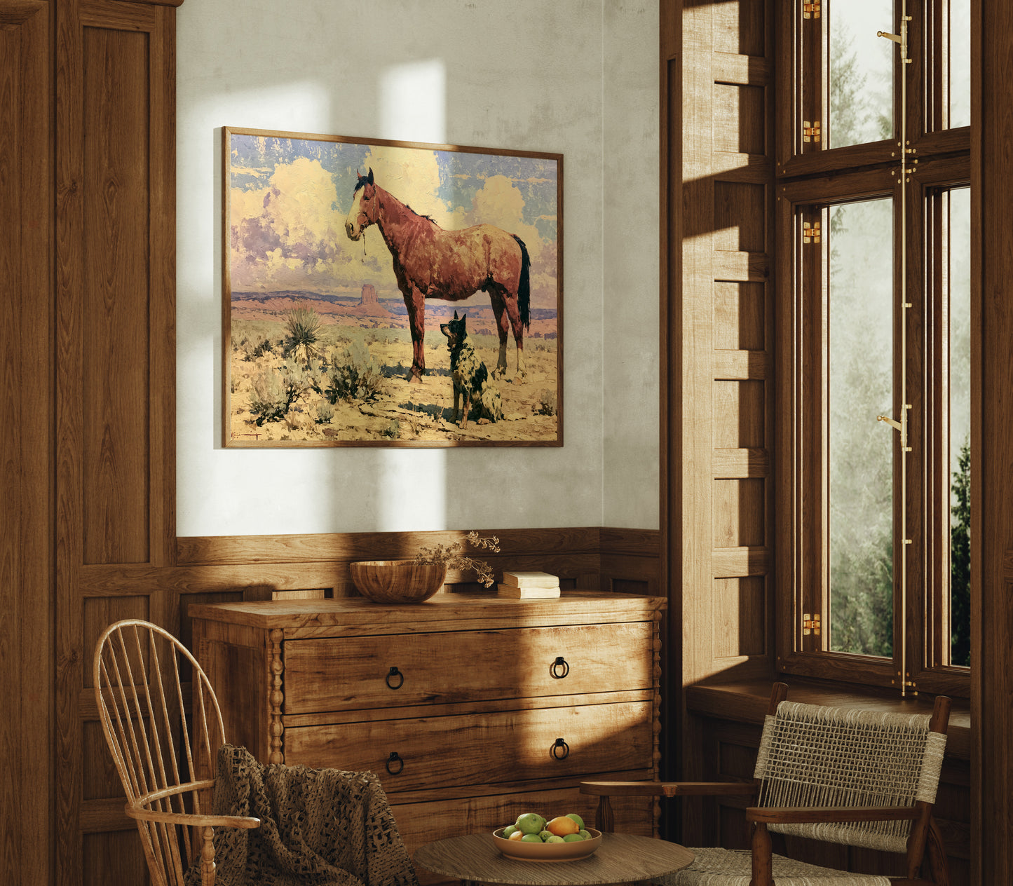 Desert Companions, Horse and Cattle Dog