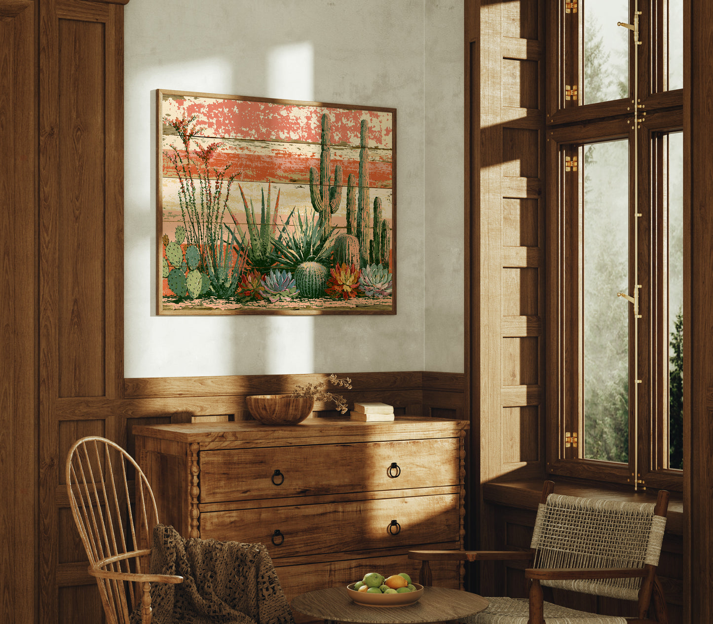 Saguaro Cluster and Rosette Garden