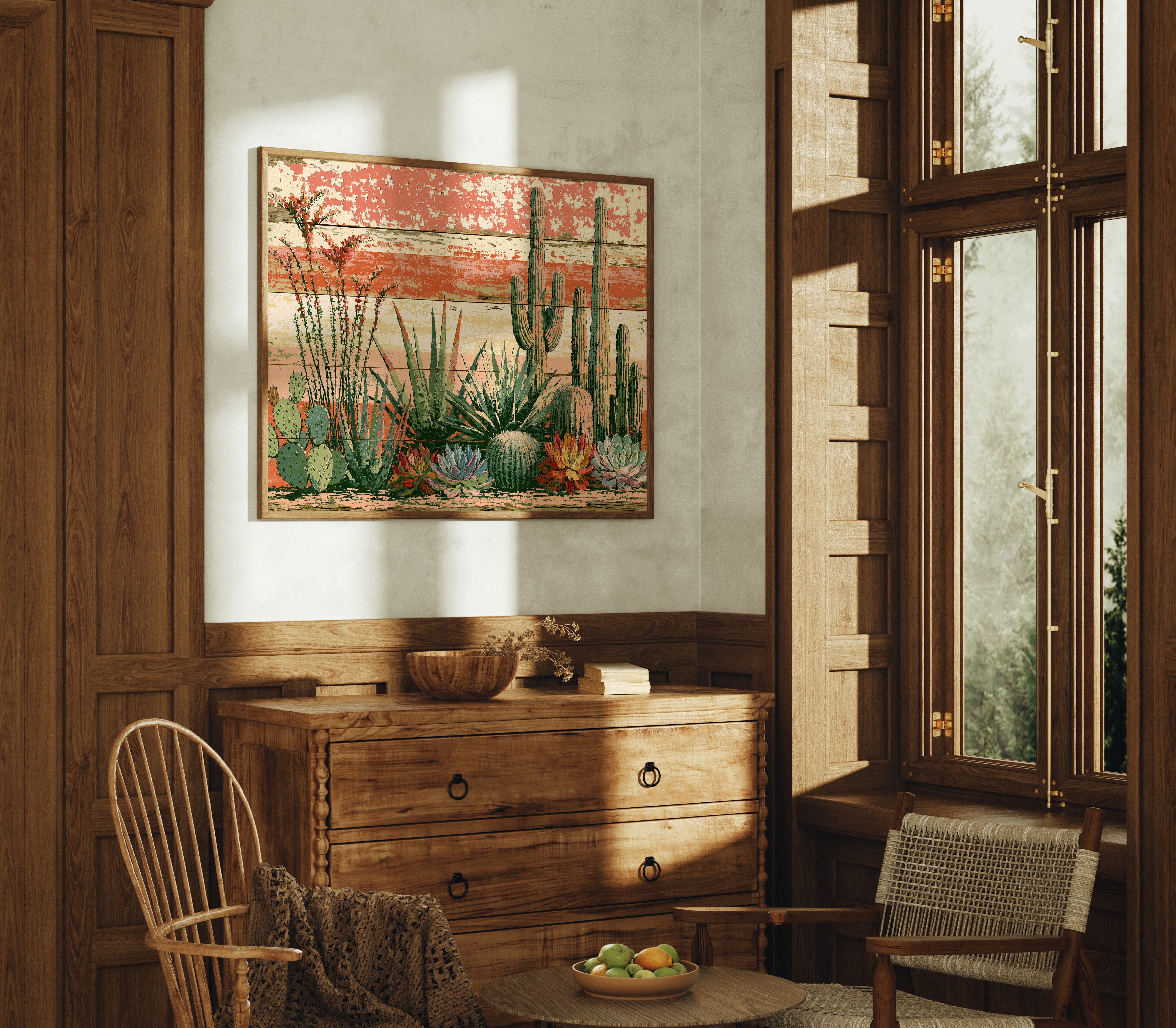 Saguaro Cluster and Rosette Garden