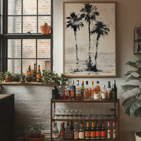 Palms Reaching for Center
