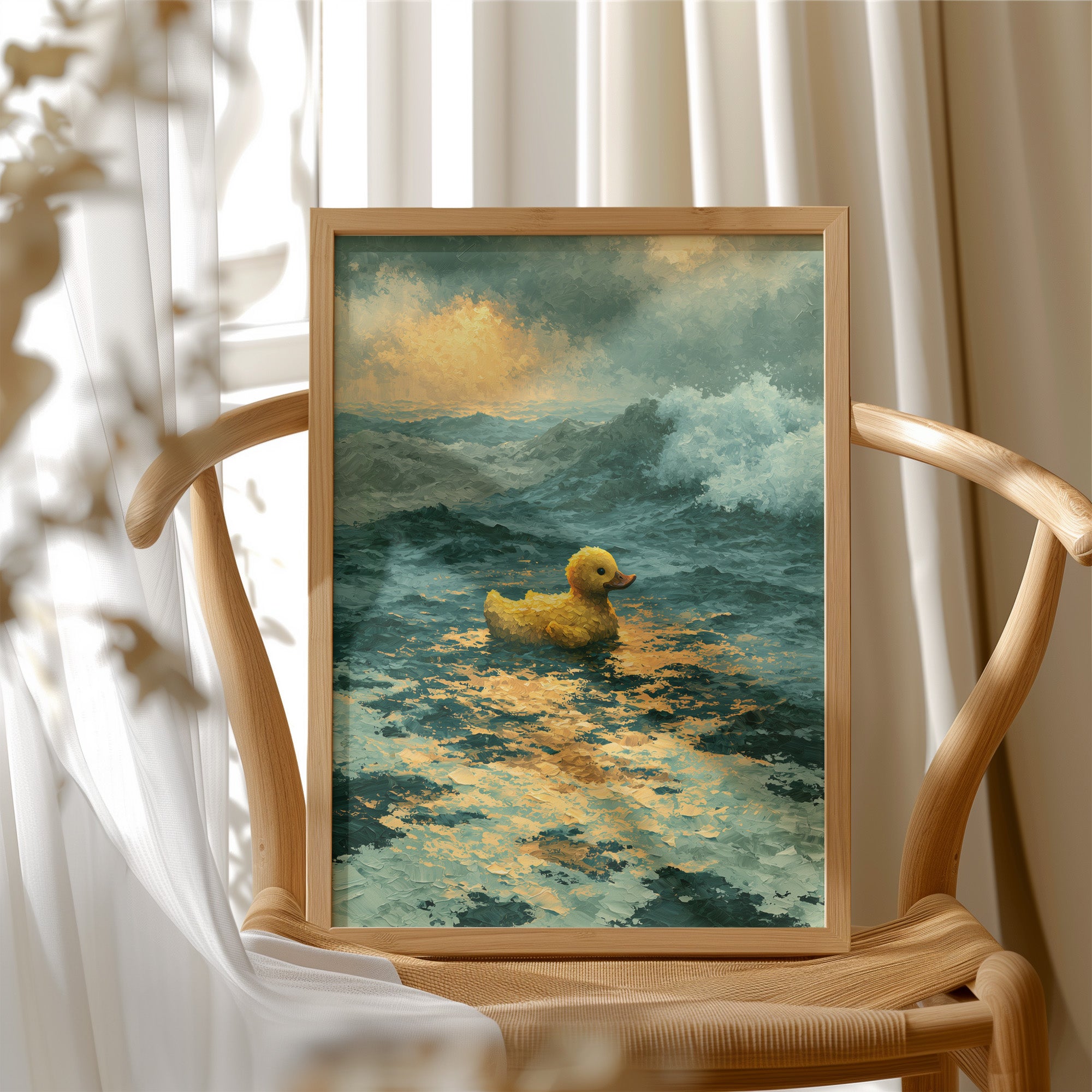 Rubber Duck Takes the Sea