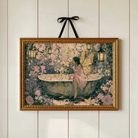 Fairy in the Rose Bath Garden