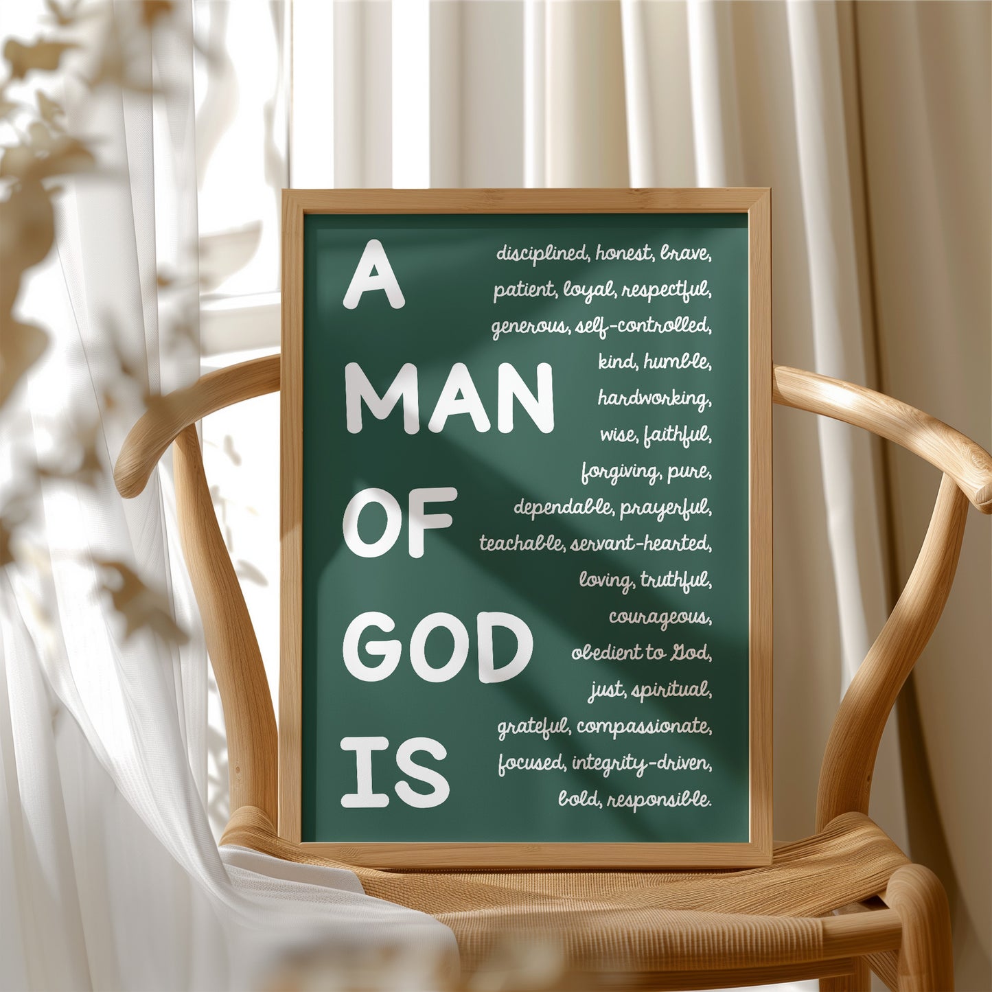 A Man of God Is (Forest Green)