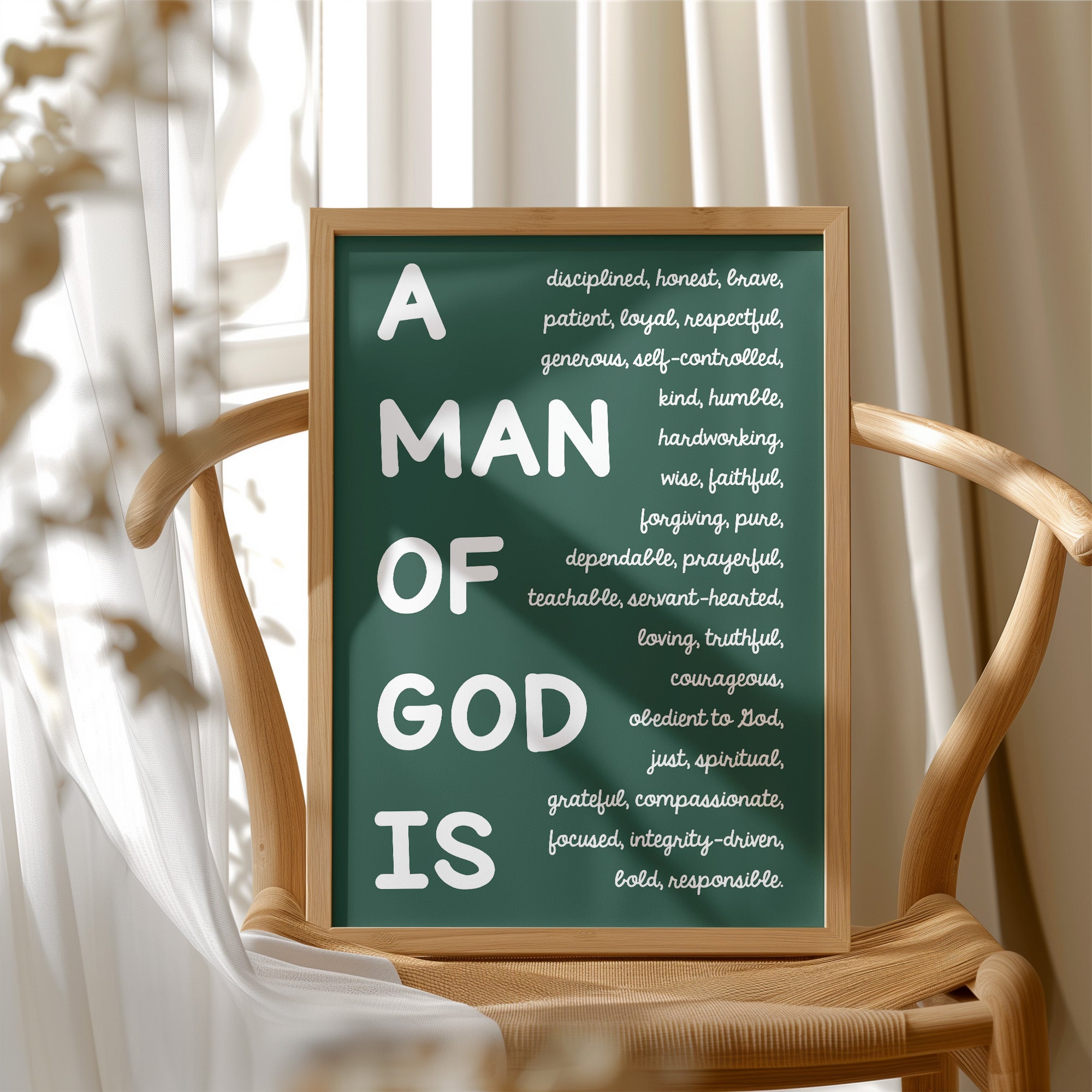 A Man of God Is (Forest Green)
