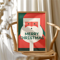 Merry Christmas Santa Face