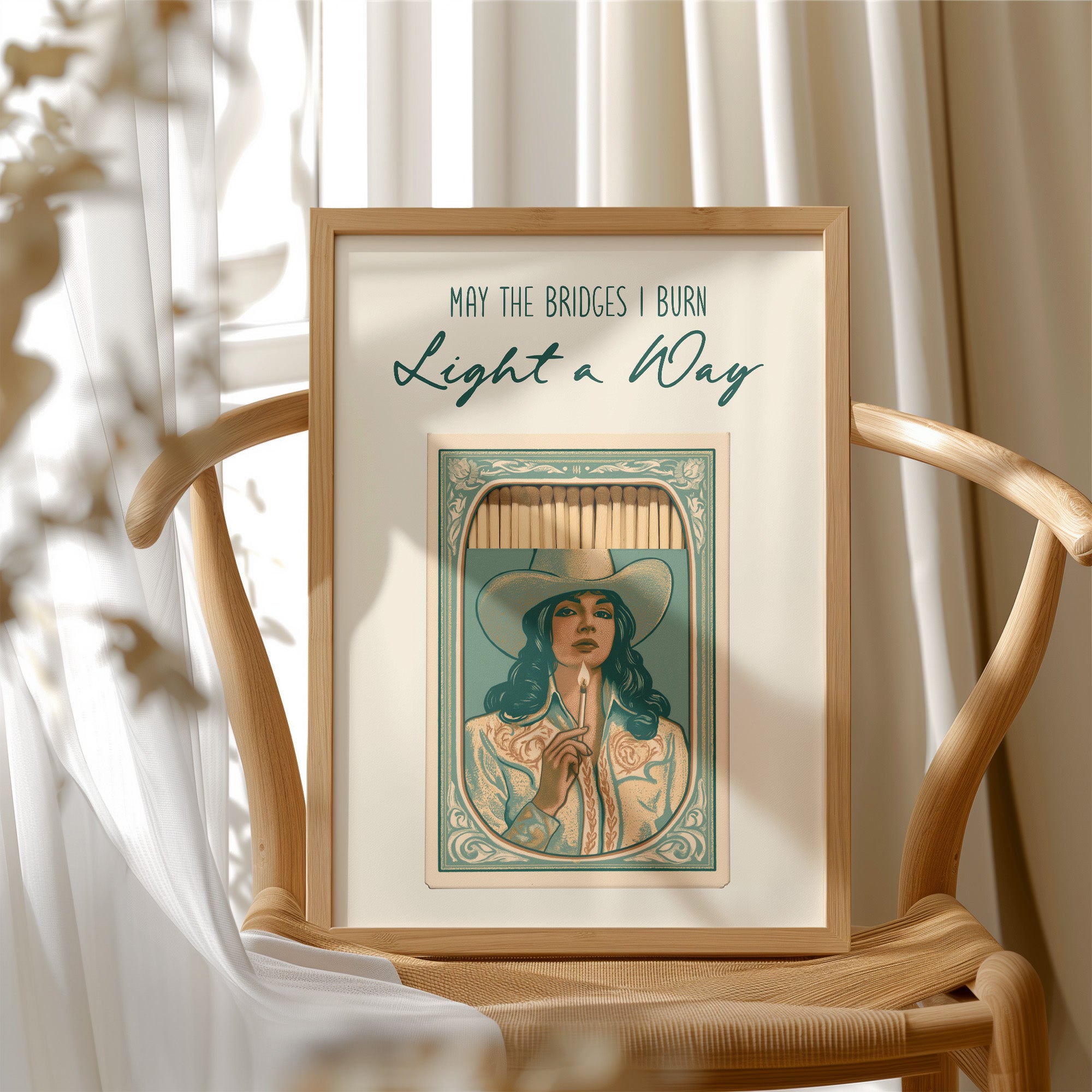 She Lights Her Own Way