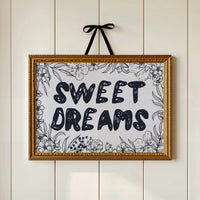 Sweet Dreams Groovy Line Art
