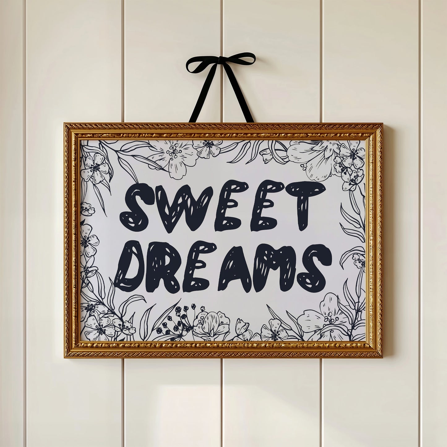 Sweet Dreams Groovy Line Art