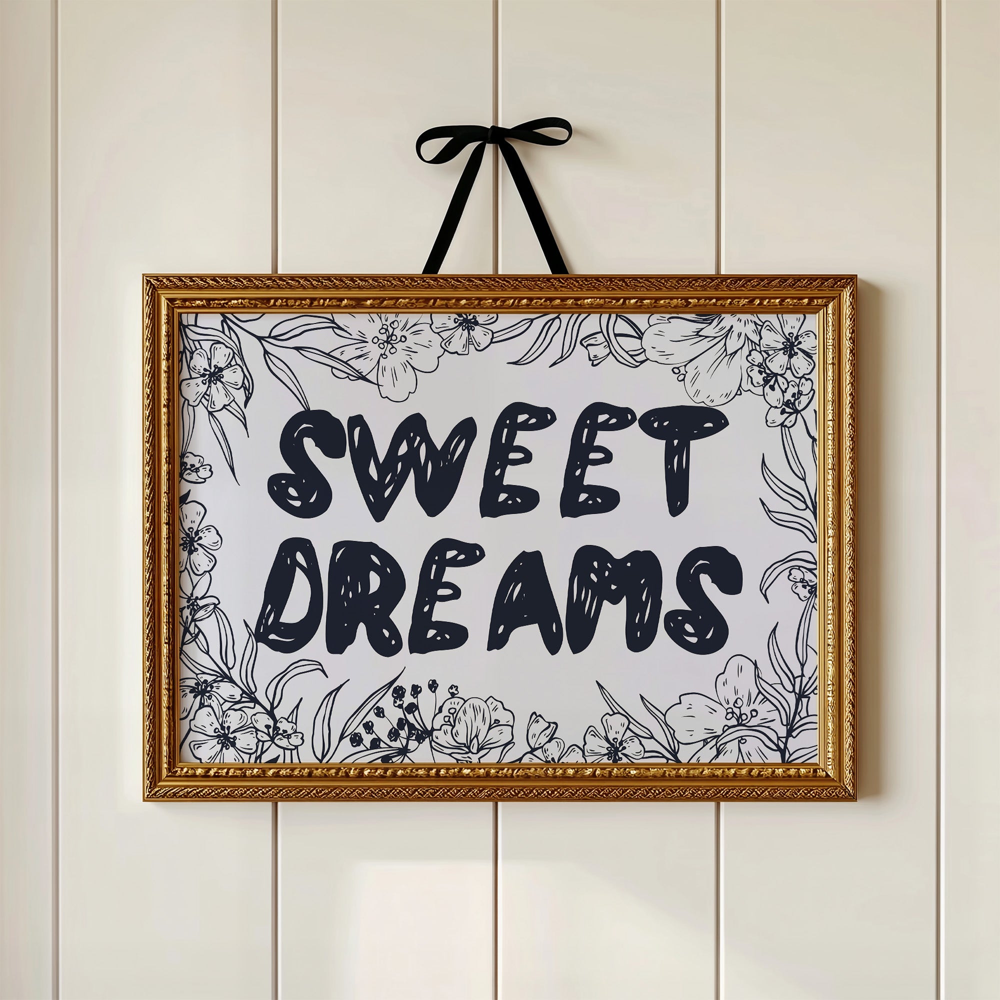 Sweet Dreams Groovy Line Art