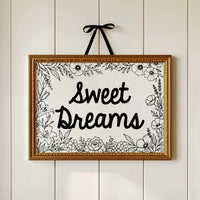 Sweet Dreams Botanical Line Art