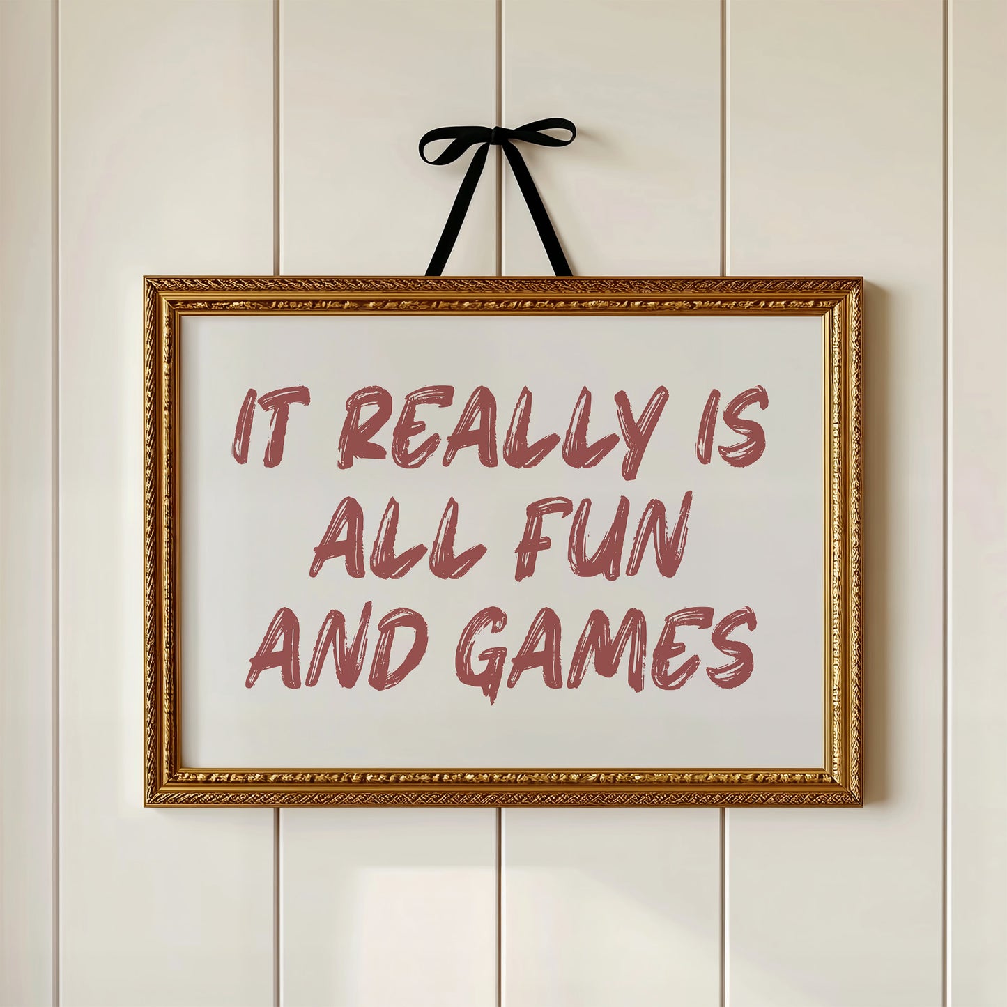 It Really Is All Fun and Games