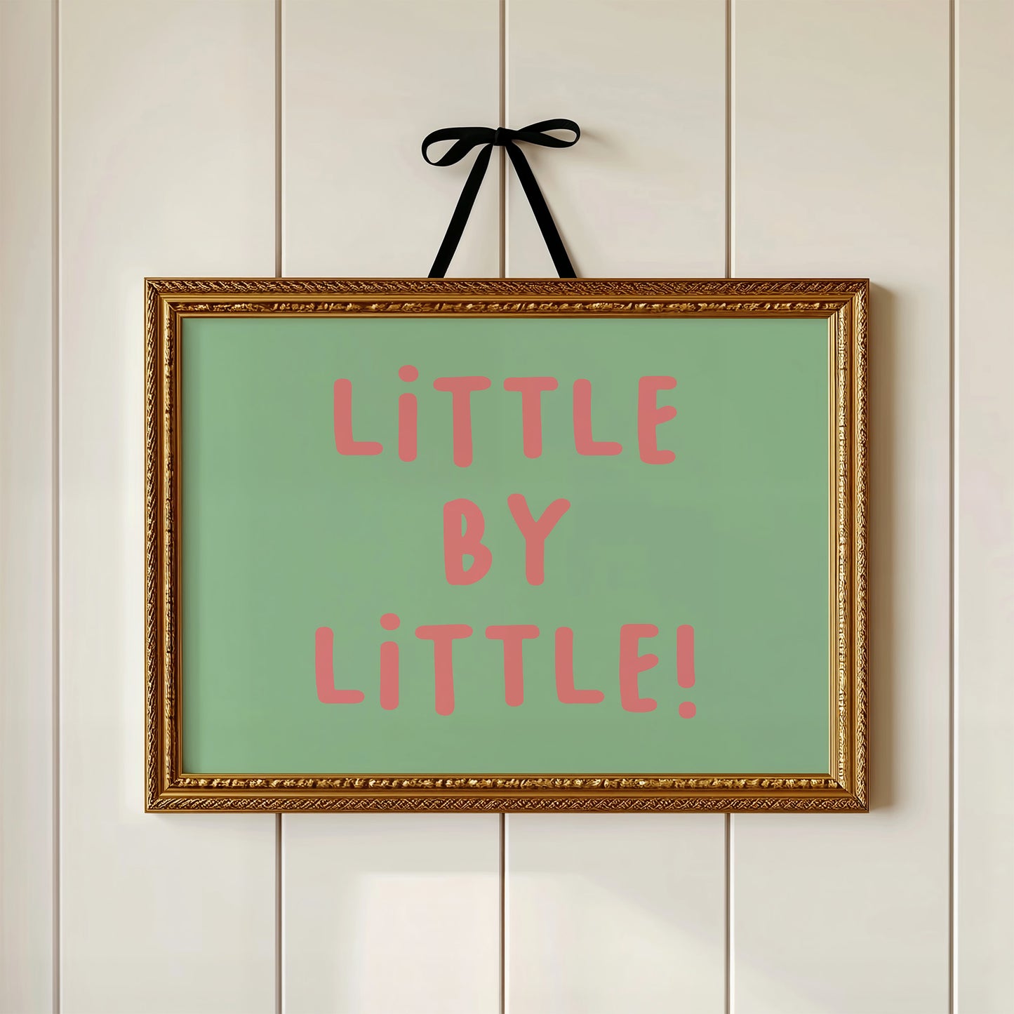 Little By Little Playful Print