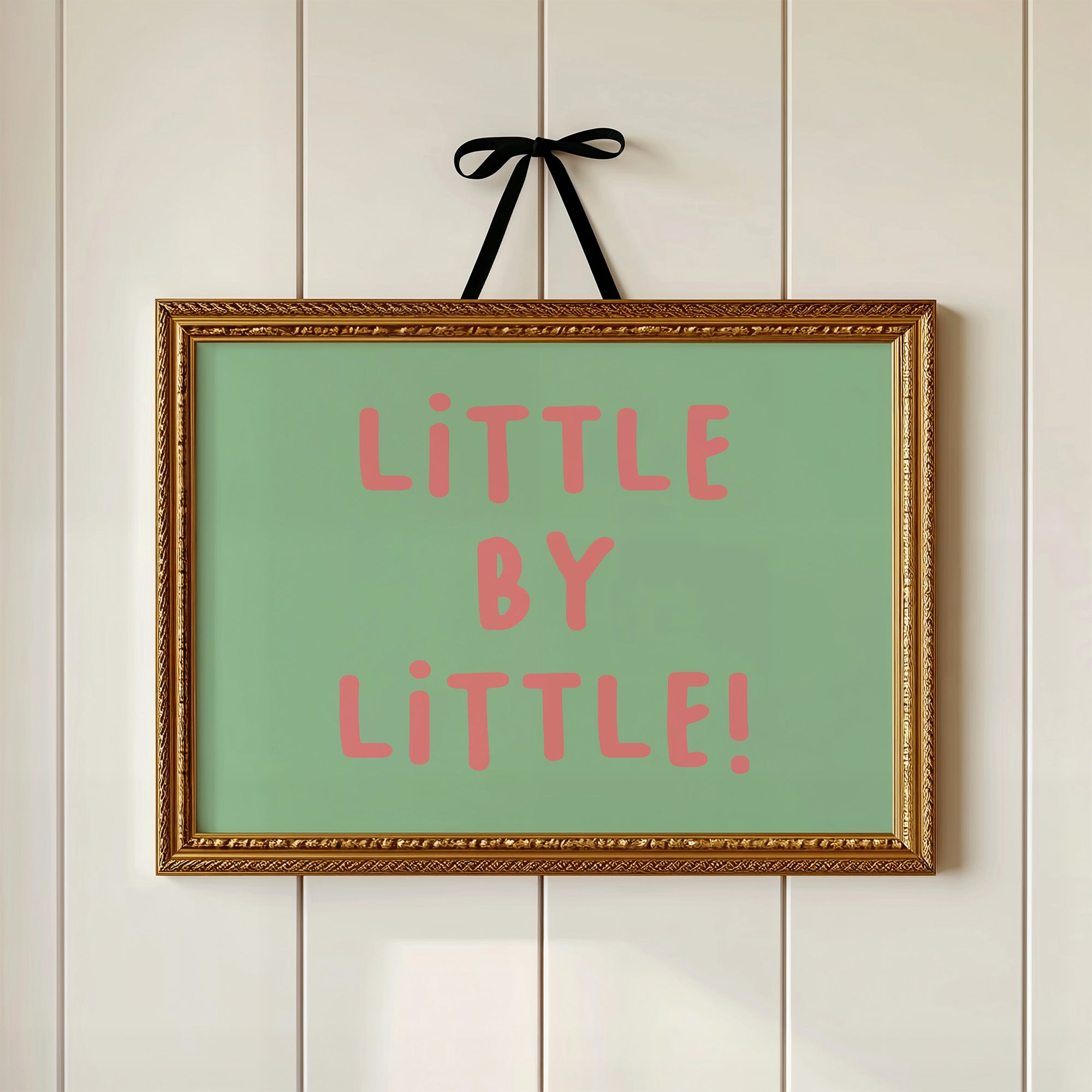 Little By Little Playful Print