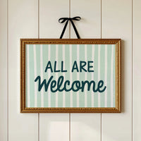 All Are Welcome, Mint Stripe